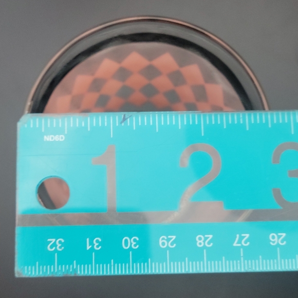 1950's Retro Hazel Atlas Harlequin Pink Diamond Argyle Glass Tumblers - Picture 7 of 8